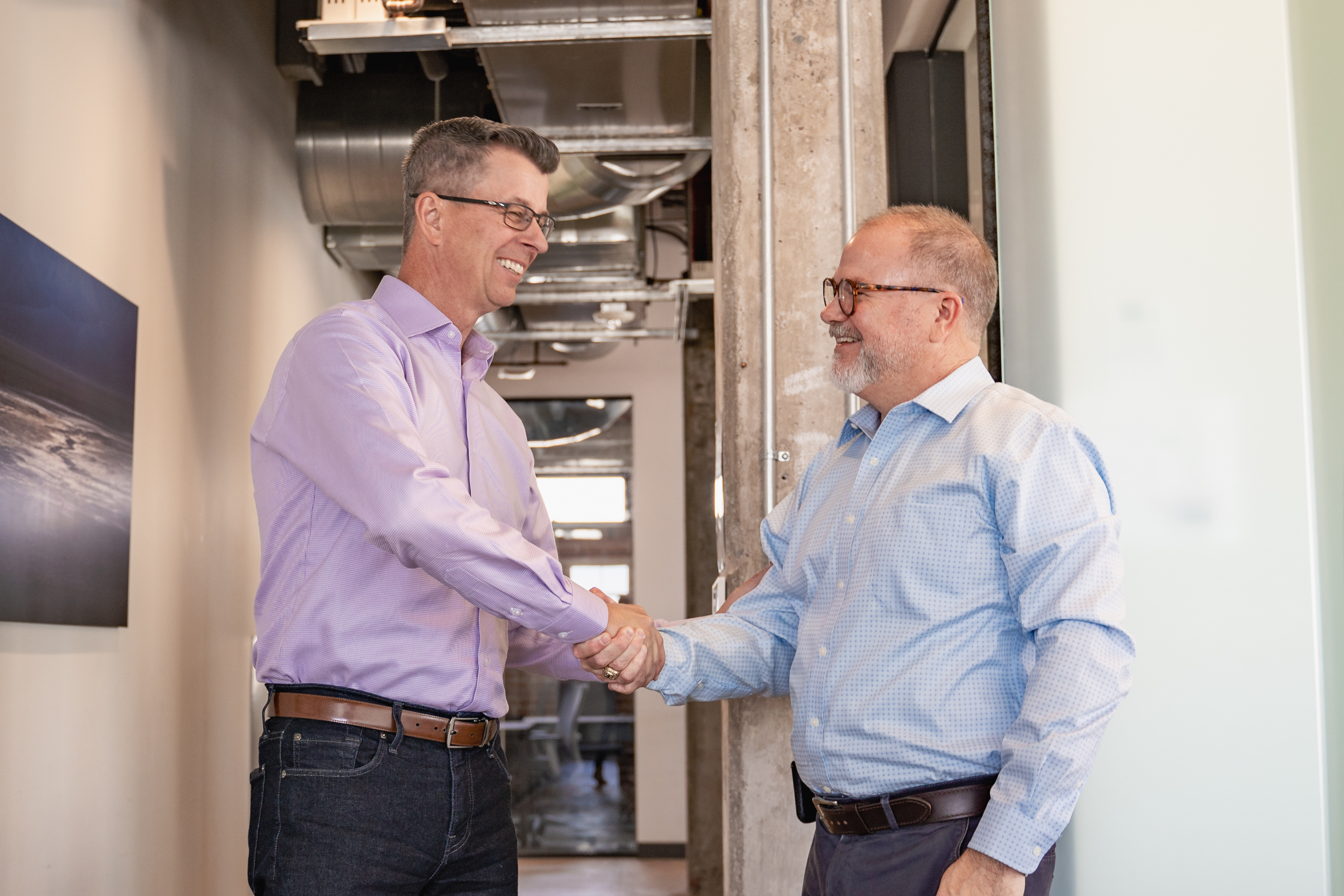Portrait of a leader inside a growing company